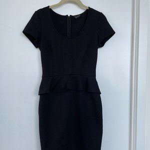 Black Peplum Dress